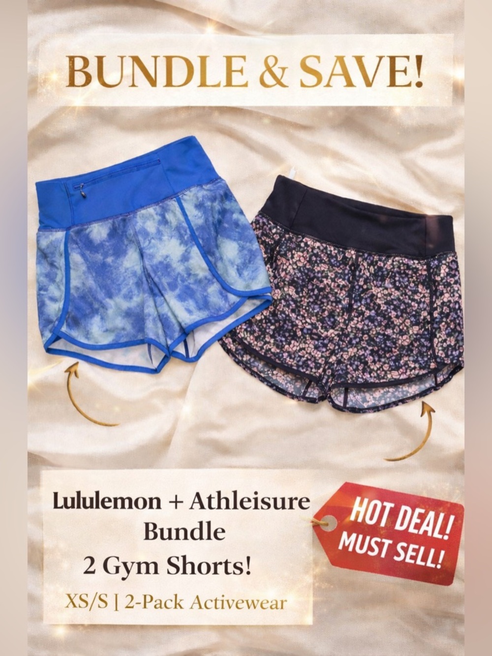 🔥 Lululemon Shorts + Athleisure Bundle XS/S | 2-Pack | Must Sell Fast | 🔥